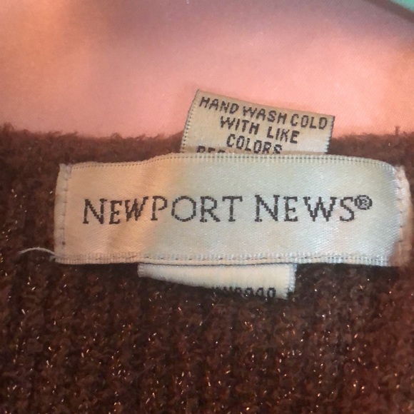 Newport News Vee Neck Sweater NOT FOR SALE - Picture 9 of 10